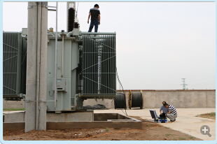 中鐵電氣化局集團(tuán)西安電氣化工程采購我司一批設(shè)備現(xiàn)場調(diào)試圖