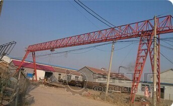 巨人 10T-18mMH葫蘆門式單梁起重機/龍門吊 _起重機_工程建筑機械_機械及行業設備_工業品_產品_世界工廠網